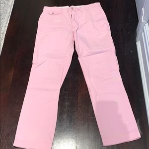 Straight Fit Cotton Trousers